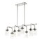 Z-Lite Calliope 8 Light Pendant, Polished Nickel & Clear 617-8L-PN - alternate 7